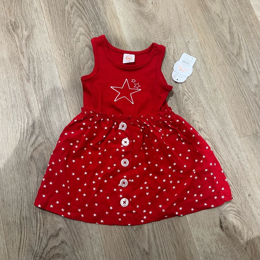 Carter's Red Star Tank Top